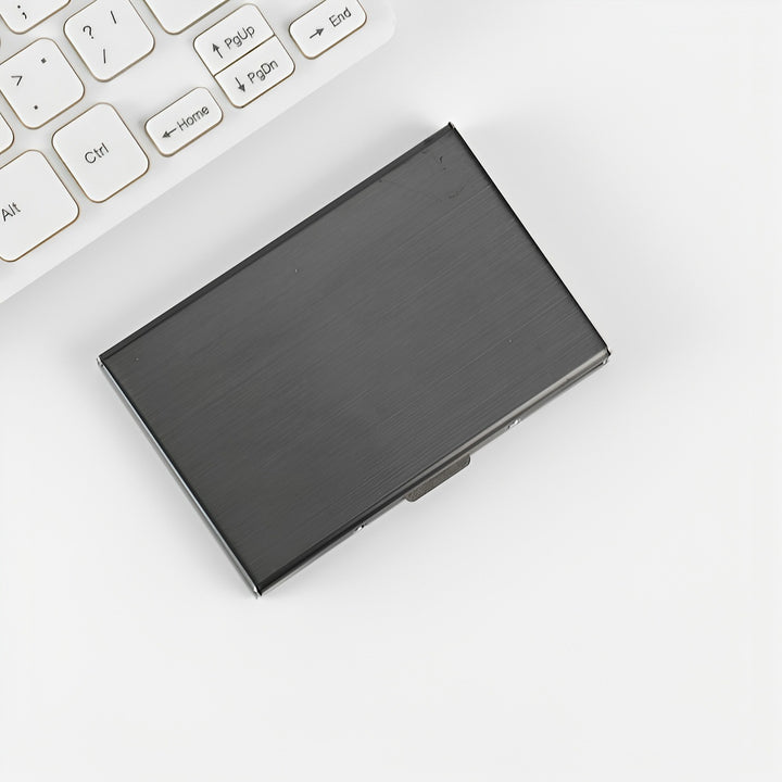 Premium Slim Aluminium Visitenkartenhalter