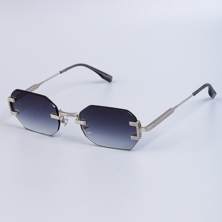 Damen Designer Sonnenbrille im modernen, sechseckigen Stil Karnz