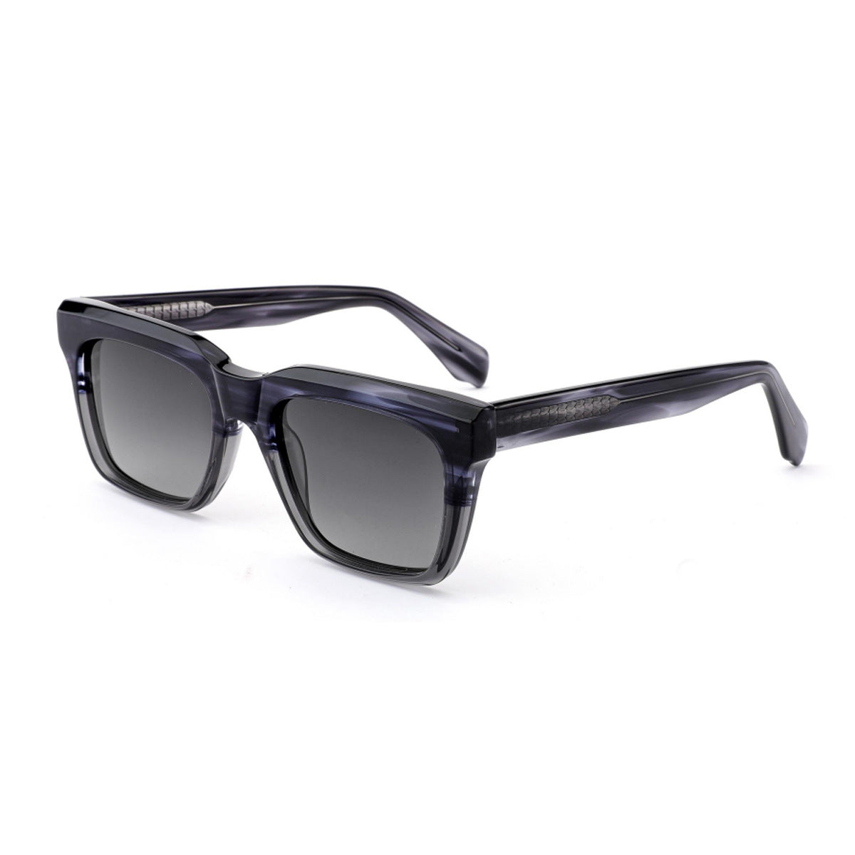 Damen modische Sonnenbrille im eleganten Rechteckdesign mit robustem Rahmen und UV-Schutz Karnz