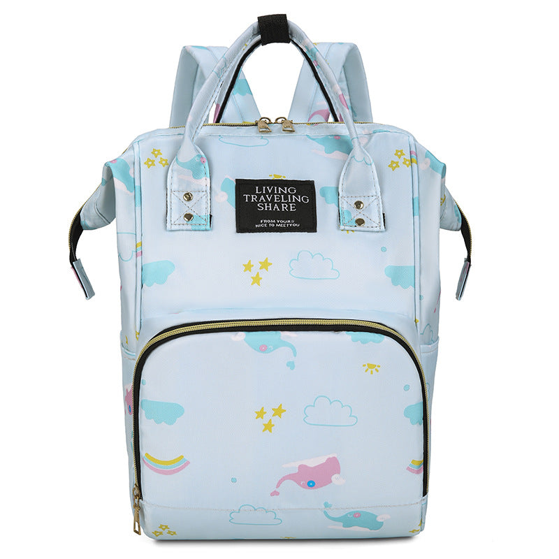 Verspielt bedruckter multifunktionaler Baby-Rucksack Karnz