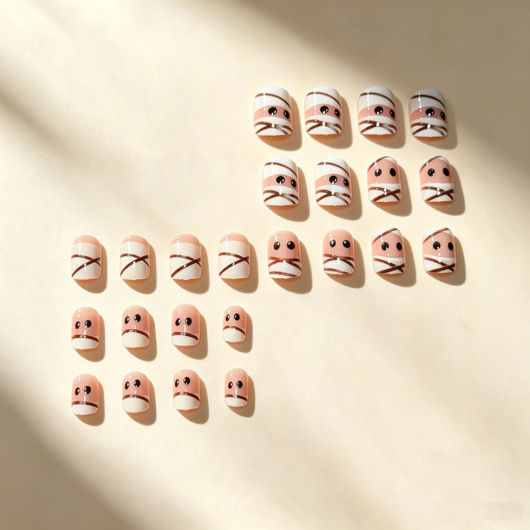 Halloween Themed Press-On Nail Design Karnz