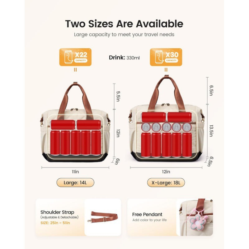 Isolierte Mehrfach-Taschen Lunch Tasche Karnz