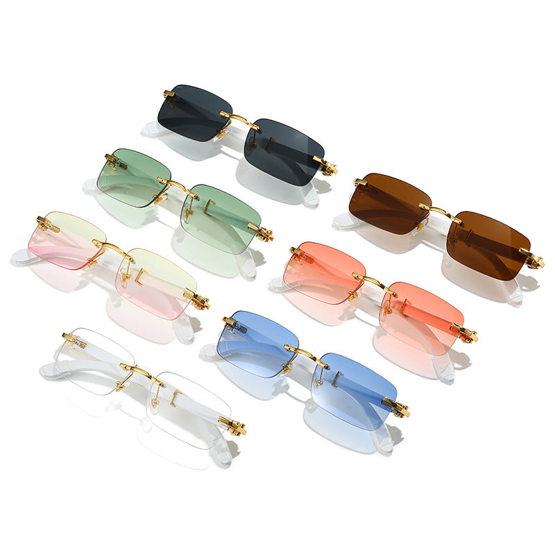Damen modische Sonnenbrille mit elegantem Metallgestell und polarisierten Gläsern Karnz