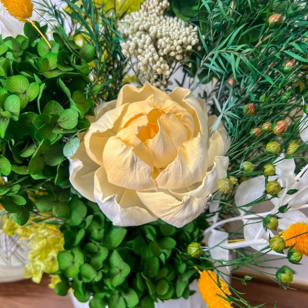 Premium Dekorative Trockenblumenstrauß