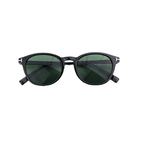 Damen modische runde Sonnenbrille mit elegantem Kunststoffrahmen Karnz