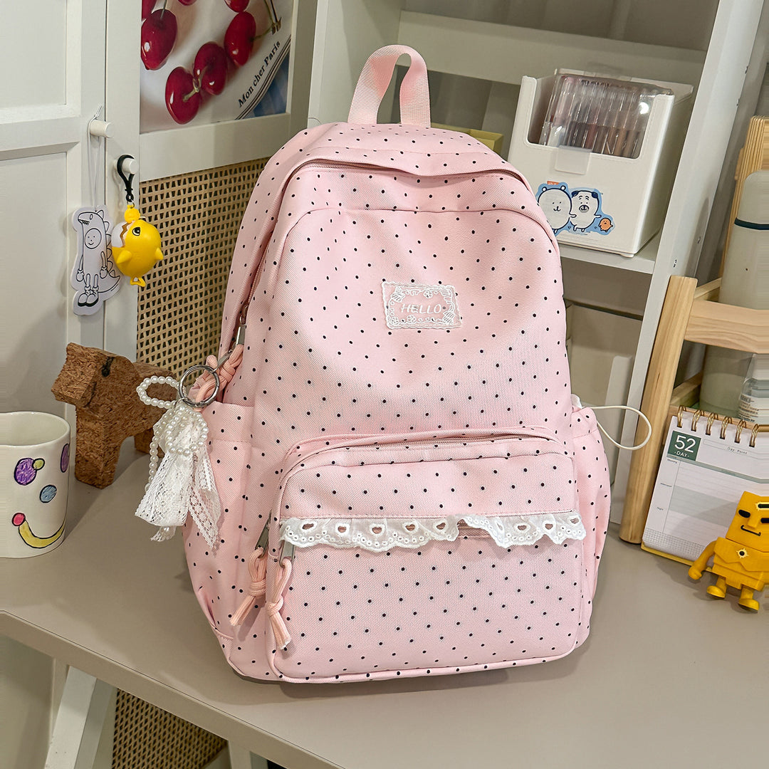Adorable Polka Dot Rucksack Karnz
