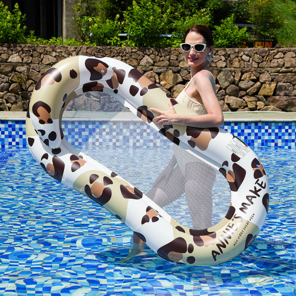Damen Aufblasbare Luxus-Schwimminsel mit Sonnenschutz Karnz