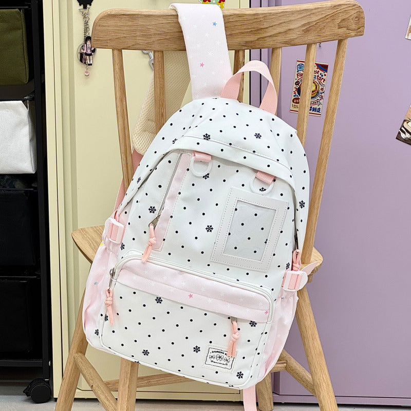 Verspielt gepunktetes Design Rucksack