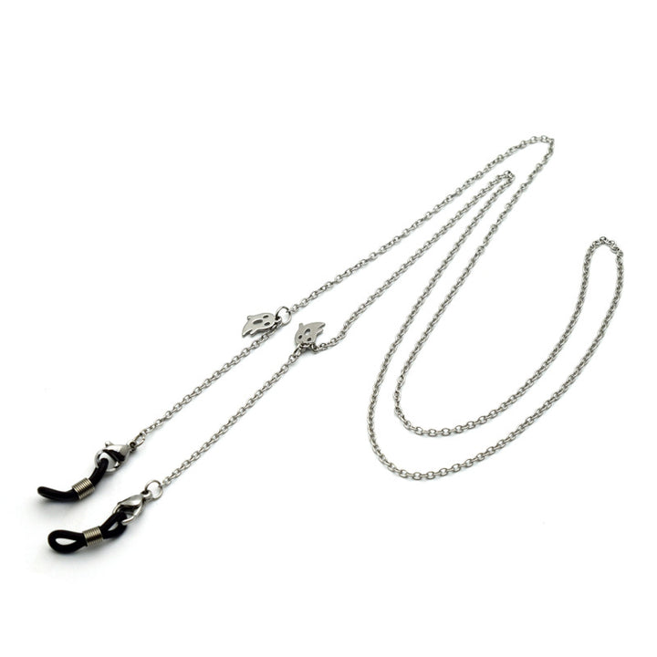 Stylischer geometrischer Ketten-Brillenhalter Karnz