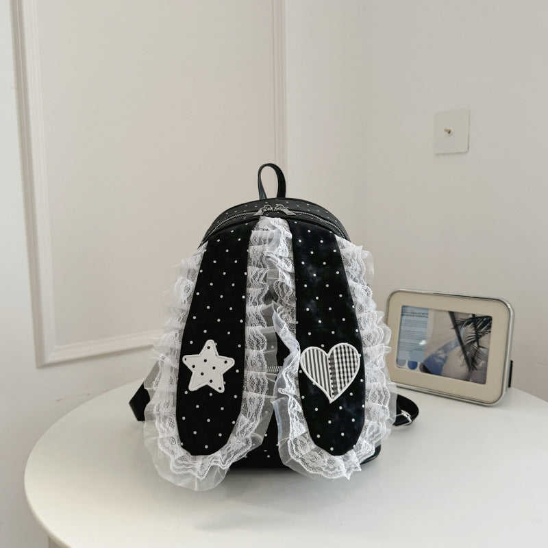 Süßer Plüsch-Rucksack mit Hasenohren Karnz