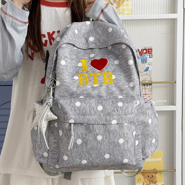 Stylischer gepunkteter Grafik-Rucksack Karnz