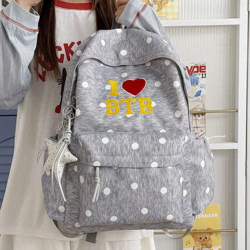 Stylischer gepunkteter Grafik-Rucksack Karnz