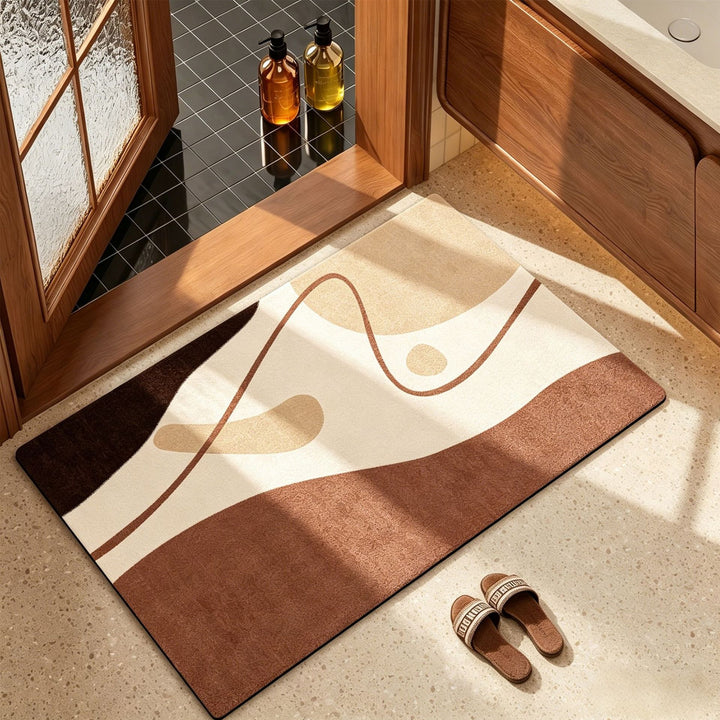 Stylish Modern Badezimmermatte Karnz