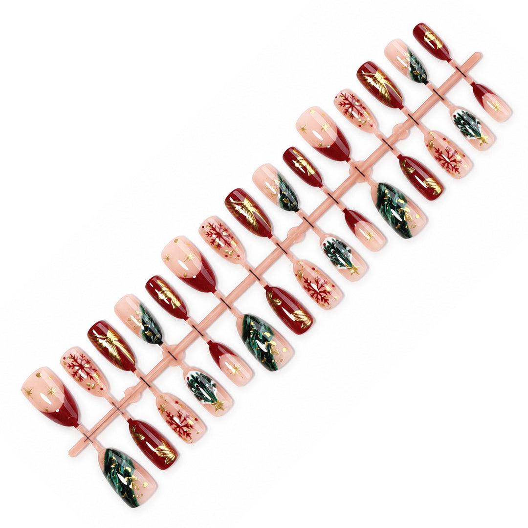 Kunstnagelset mit festlichen Motiven Karnz