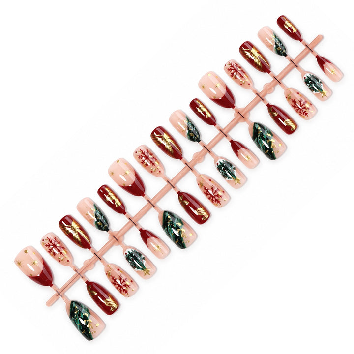 Kunstnagelset mit festlichen Motiven Karnz