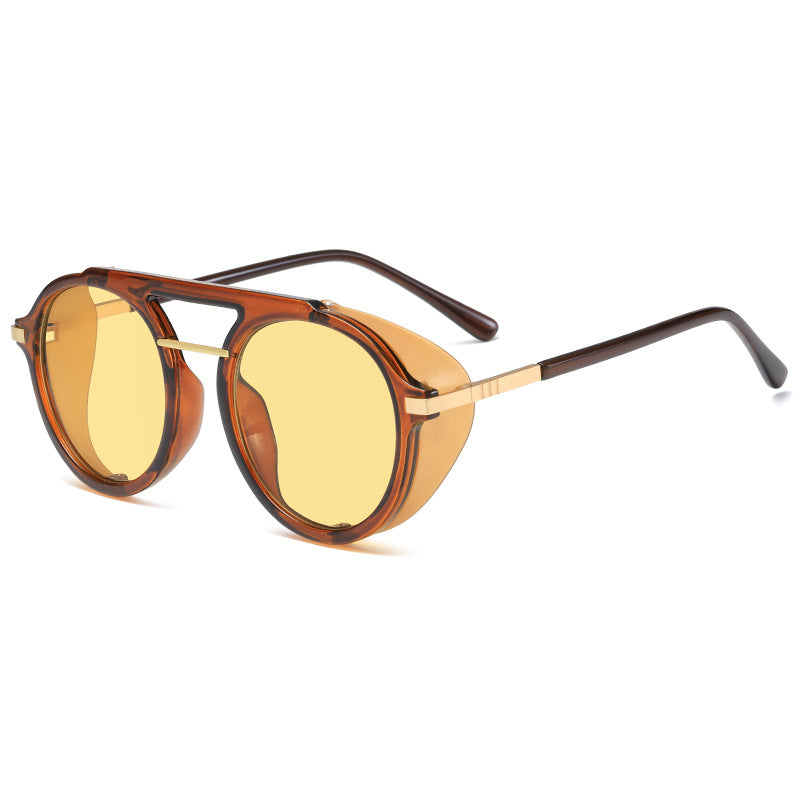 Damen extravagant geformte Sonnenbrille Karnz