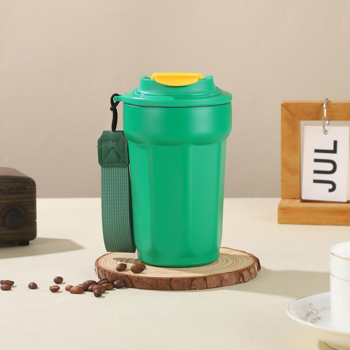 Damen Isolierbecher mit griffigem Tragegurt Karnz