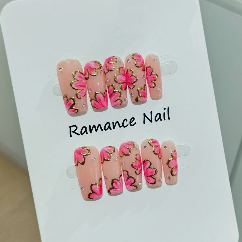 Floral Blossom Nagelkunstset Karnz