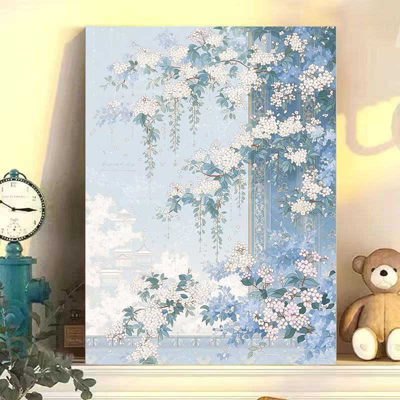Floral Dreamscape Leinwanddruck Karnz