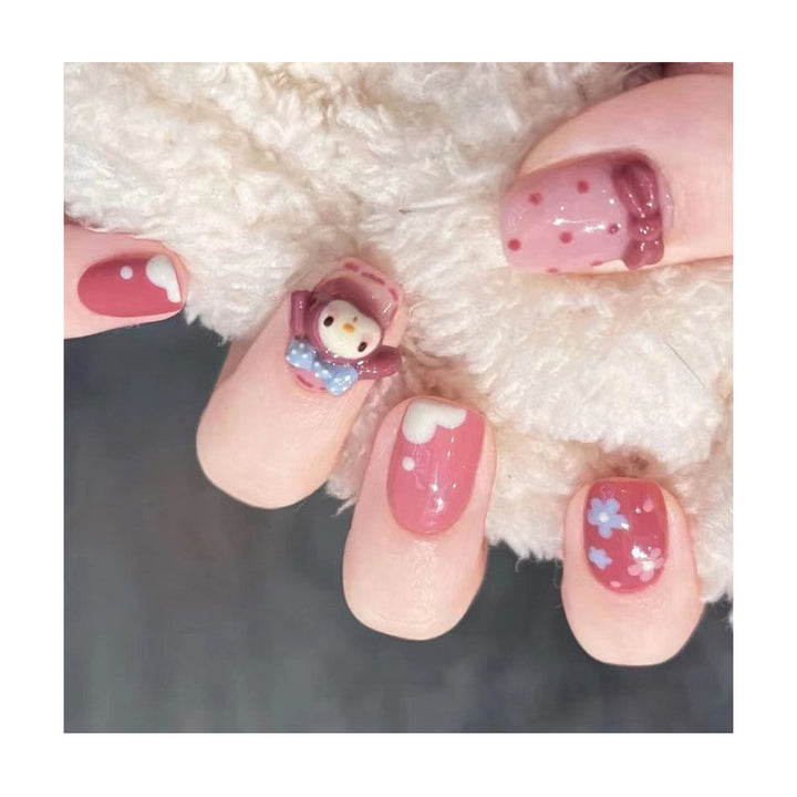 Verspielt 3D Charakter Nagelkunst