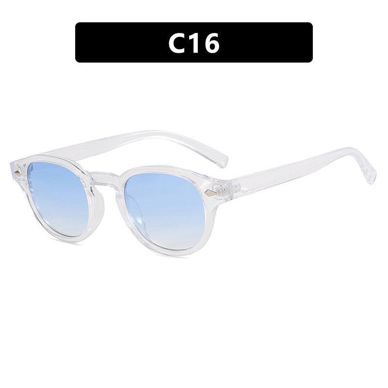 Damen runde Sonnenbrille mit elegantem Design und UV-Schutz Karnz