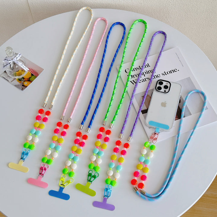Handykette mit bunten Perlen Karnz