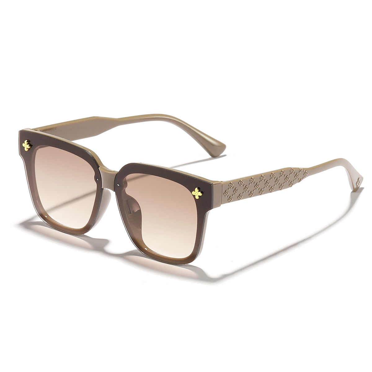 Damen stilvolle quadratische Sonnenbrille mit modischem Design Karnz