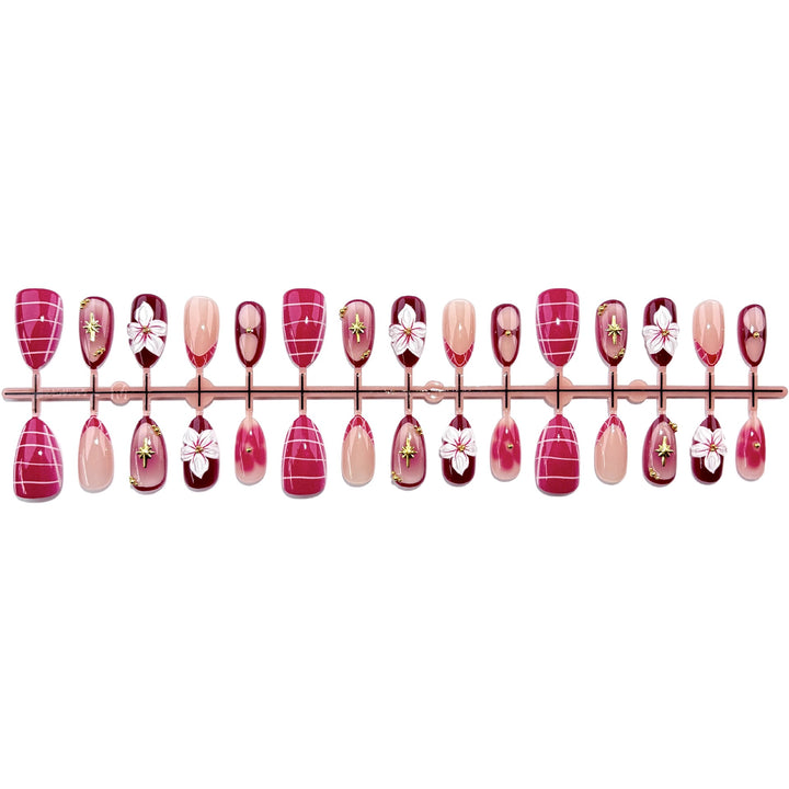 Blumen Design Press-On Nagel Set