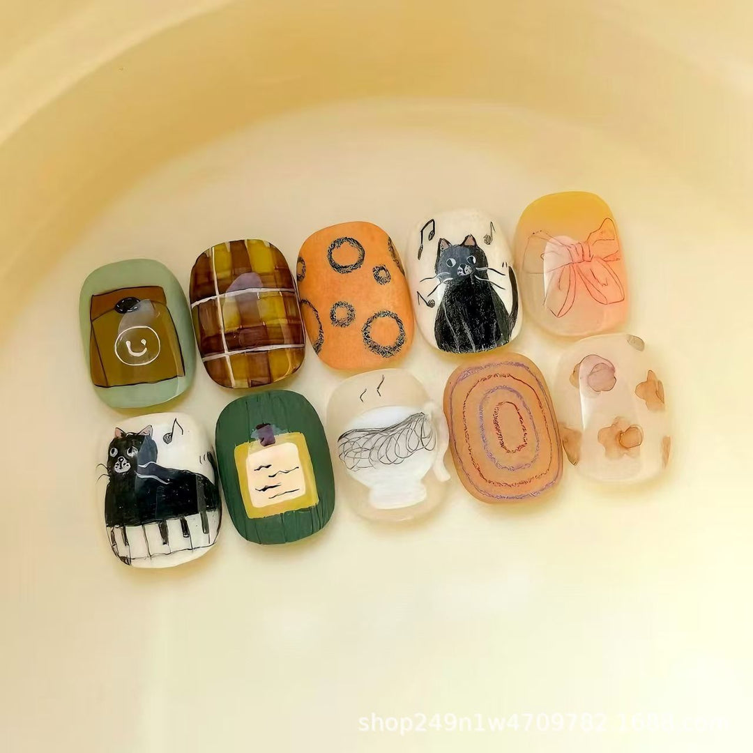 Verspieltes Künstlerisches Nagelkunst Design Set Karnz