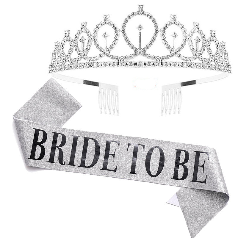 Damen Glitzernde Tiara mit elegantem Design Karnz