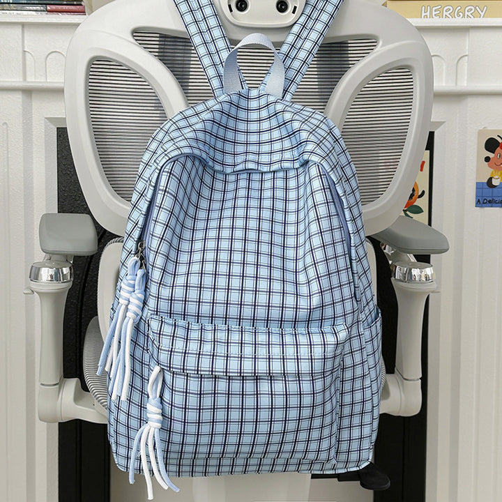 Funktionaler Kariert Rucksack