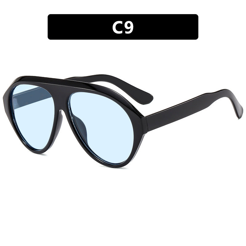 Damen sportliche Sonnenbrille mit innovativem Rahmen Karnz