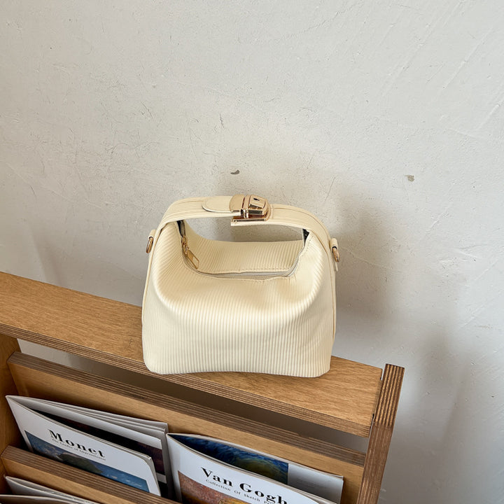WoTextured Rippte Handtasche Karnz