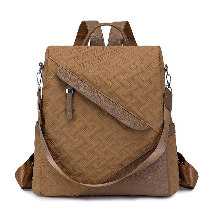Elegante Strukturierte Leder Rucksack Karnz