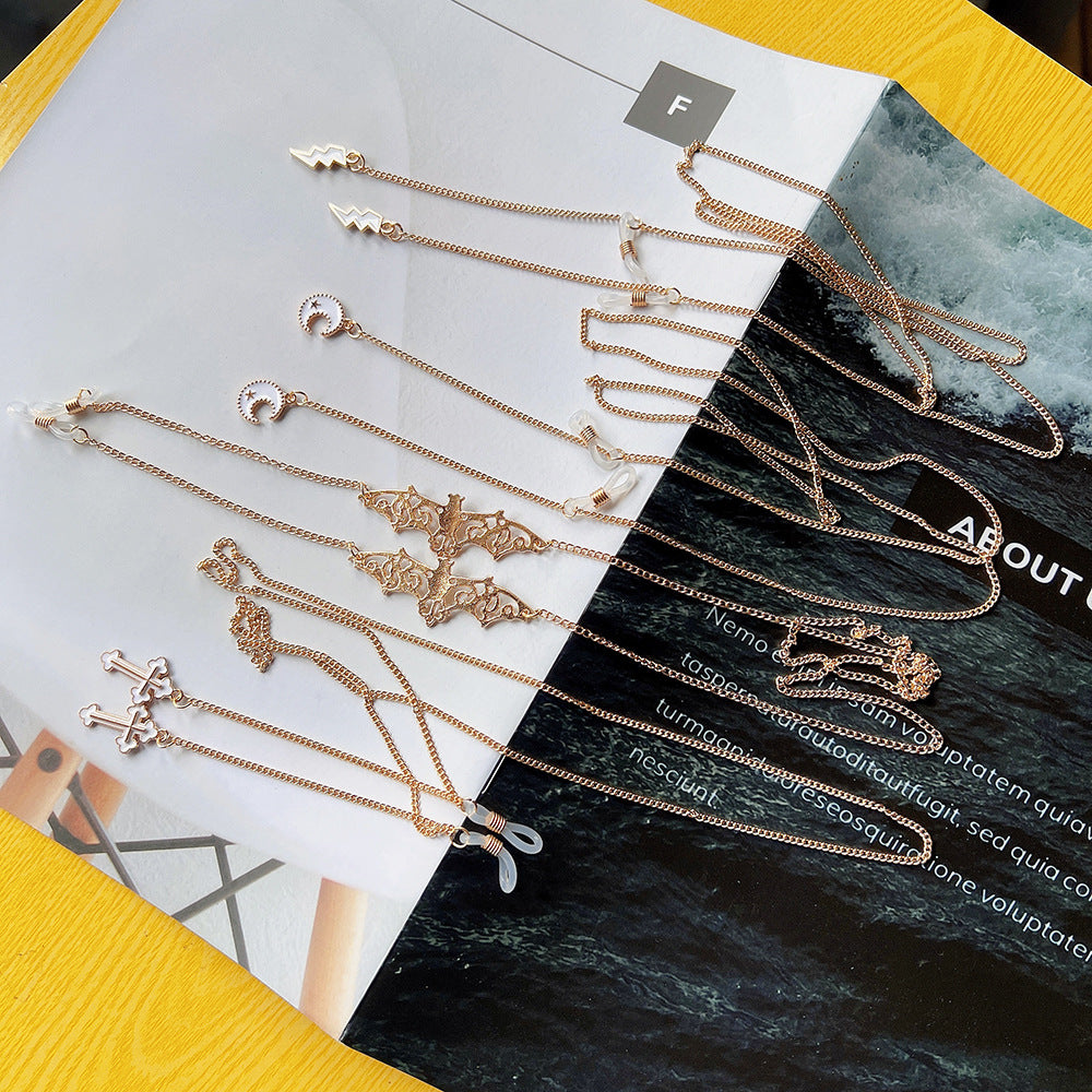 Stylische multifunktionale Brillenhalterkette Karnz