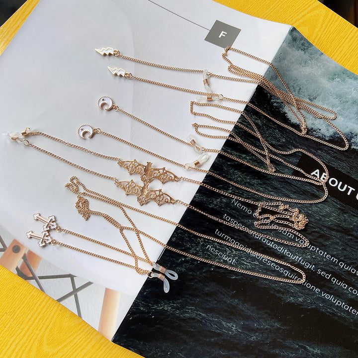 Stylische multifunktionale Brillenhalterkette Karnz