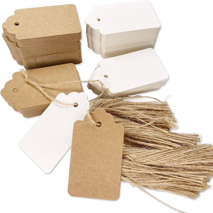Umweltfreundliche Kraftpapier-Hangtags Karnz