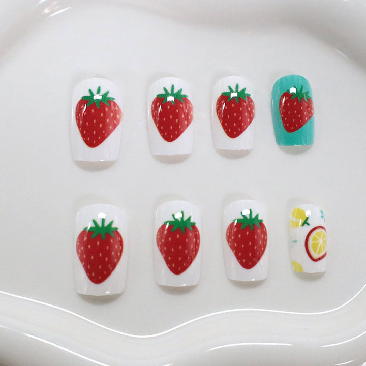 Künstlerische fruchtthematische Nagelkunst Karnz