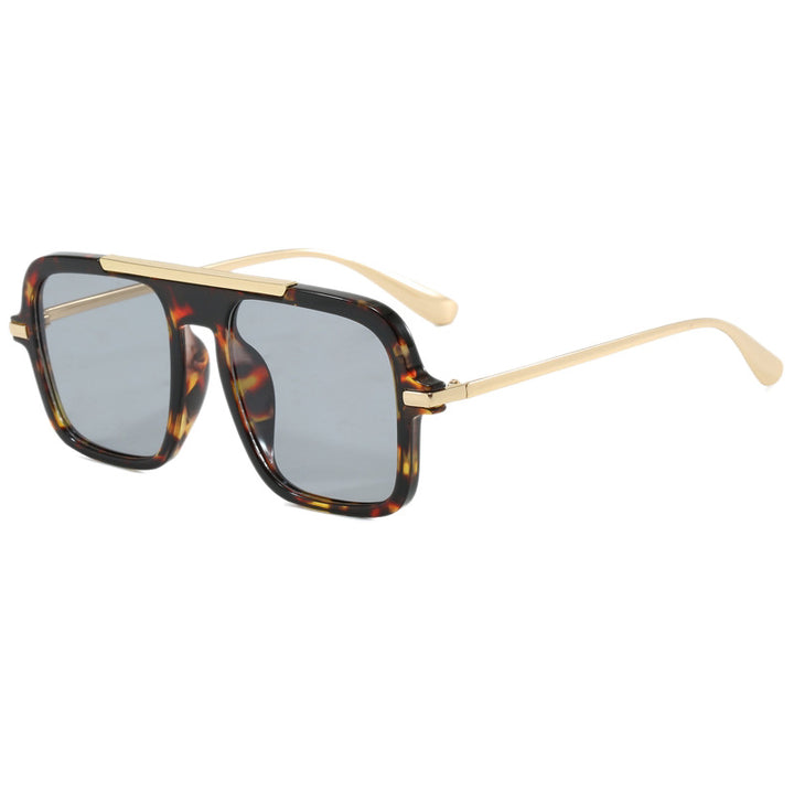 Damen modische Sonnenbrille mit angesagtem quadratischem Rahmen Karnz