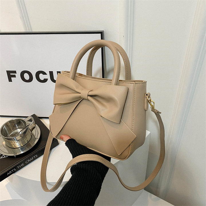 Chic Bow-Akzent Handtasche
