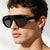 Damen modische Brille mit großem Rahmen und stylischem Design Karnz