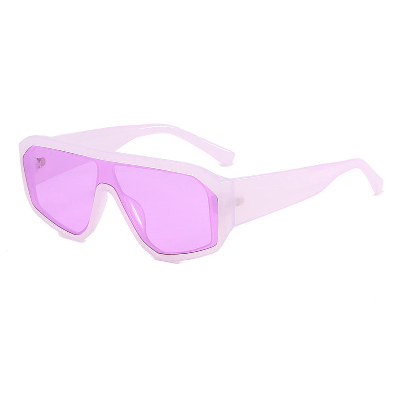 Damen oversized Sonnenbrille im modernen Design mit breitem Rahmen Karnz