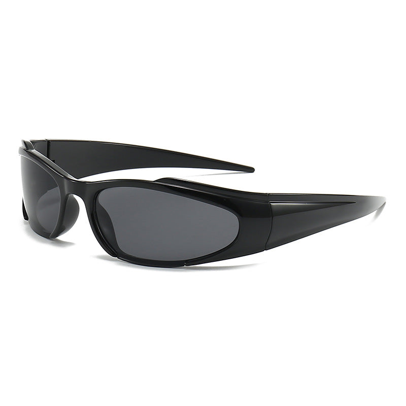Damen sportliche Sonnenbrille im modernen Design Karnz