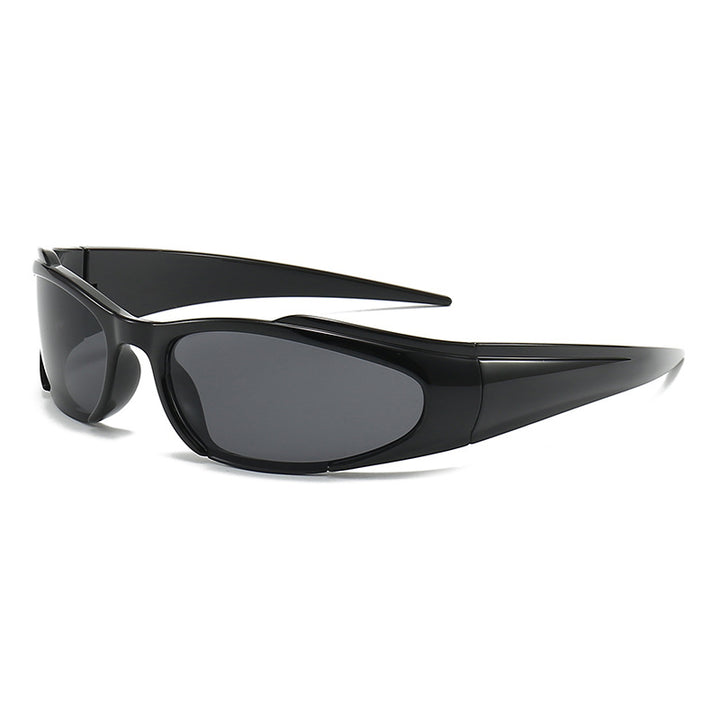 Damen sportliche Sonnenbrille im modernen Design Karnz