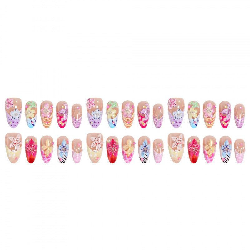 Dekoratives Floral Nail Art Set