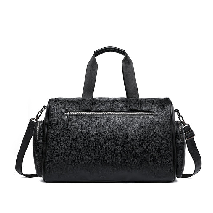 Premium Leder Wochenende Duffle Tasche Karnz