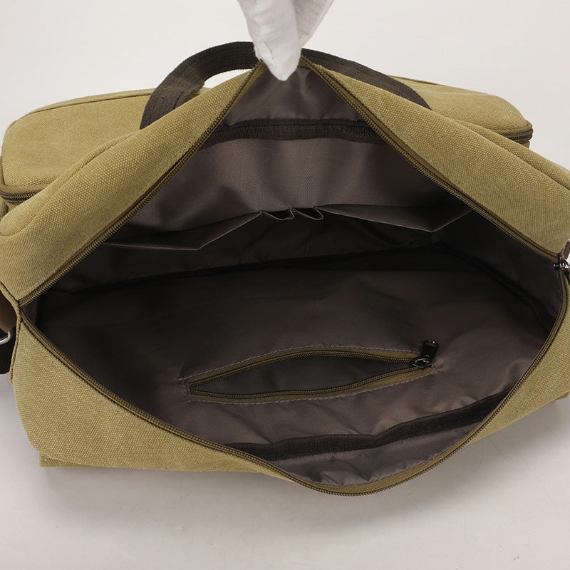 Stylische Canvas Aktentasche Karnz