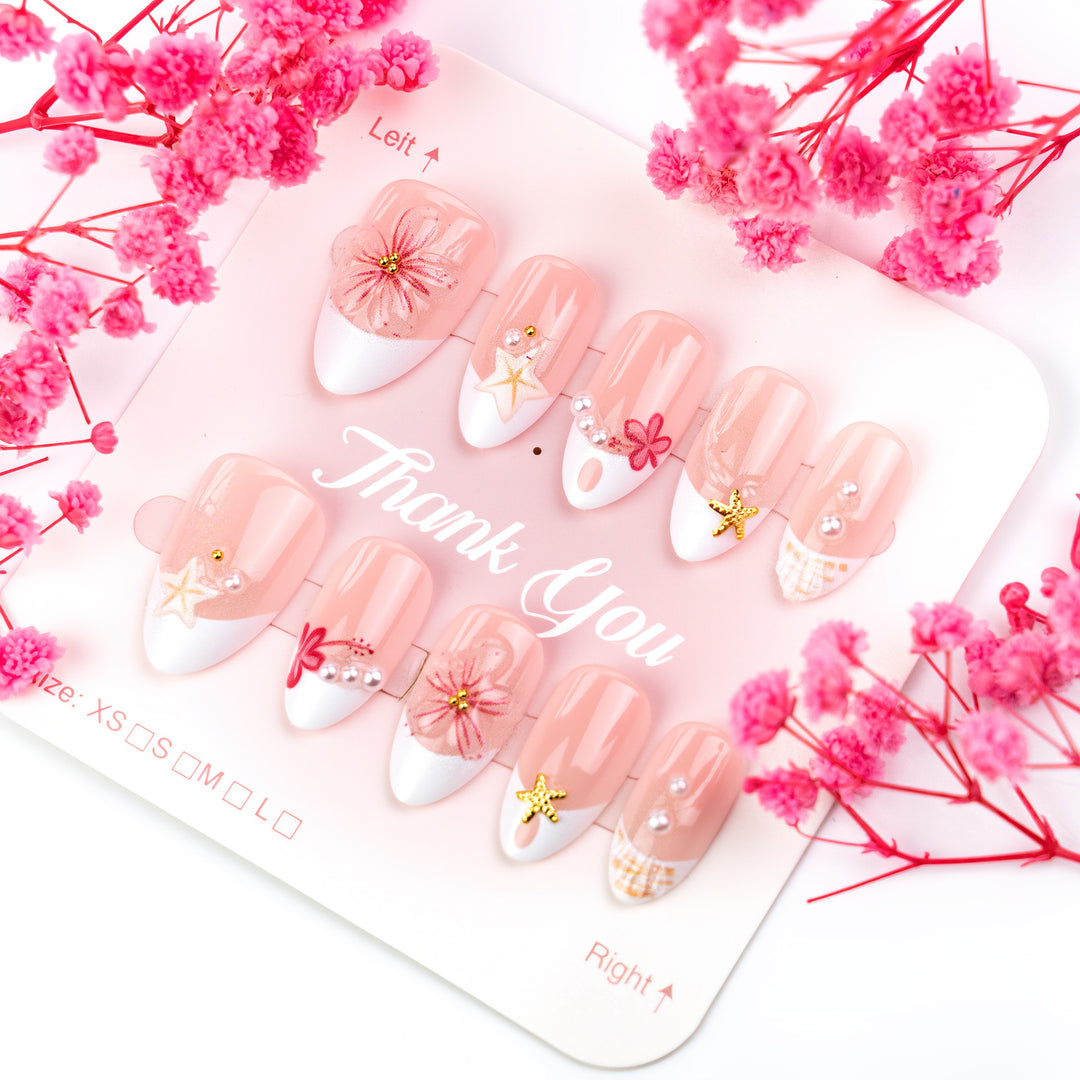 Premium Artisan Schalen-verziertes Nagelkunst