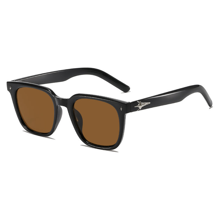 Stylische Quadratische Rahmen Sonnenbrille Karnz