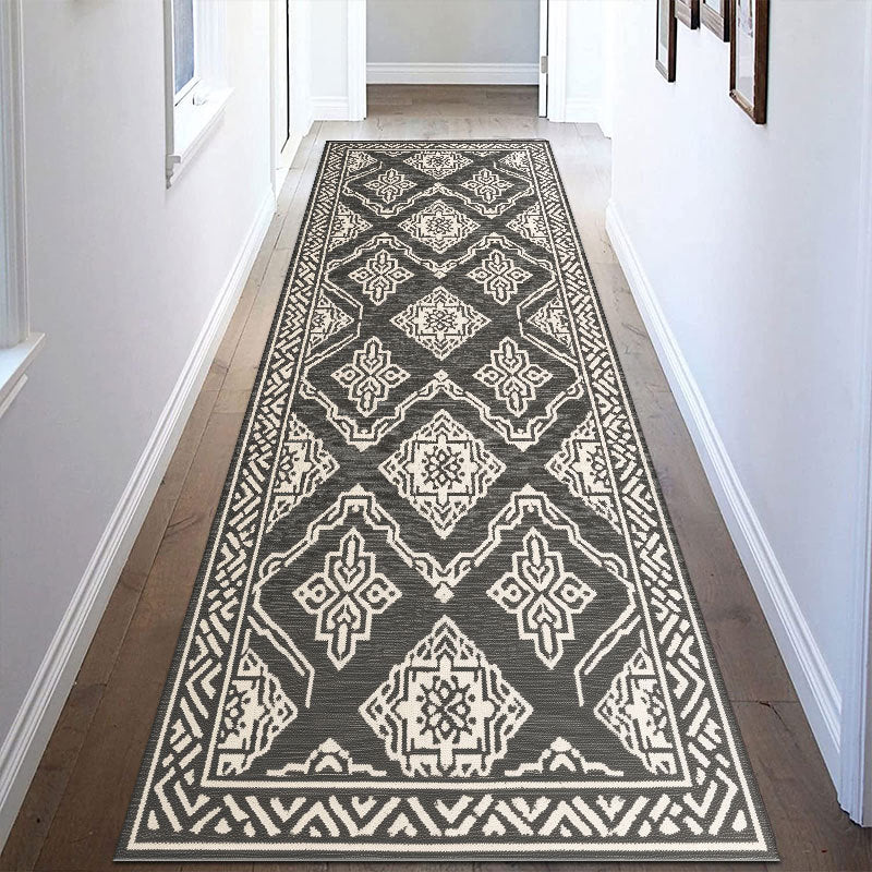 Vintage-inspirierter geometrischer Teppich Karnz